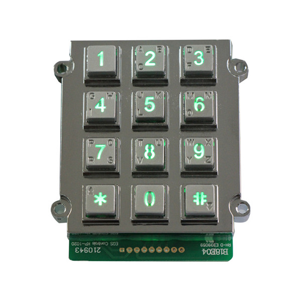 Metal Digital Audio Door Keypad Access