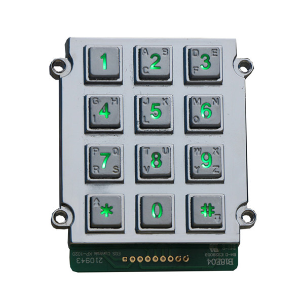 Metal Digital Audio Door Keypad Access