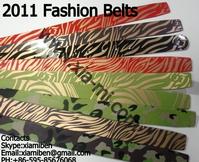 2011 fashion silicone rubber plastic belts