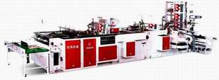 CW-800NJT fully automatic high speed inside glue patch handle carrier bag making machine
