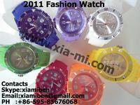 2011 colorful promotional sports silicone watches