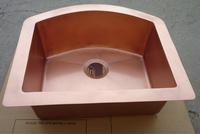 Single bowl Bathroom art Copper Sink