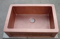 Hammered bathroom copper sink made in china