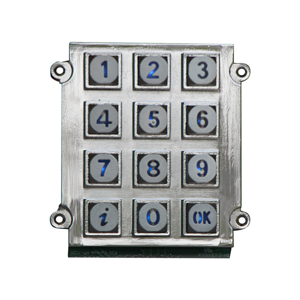 Metal Digital Audio Door Keypad Access