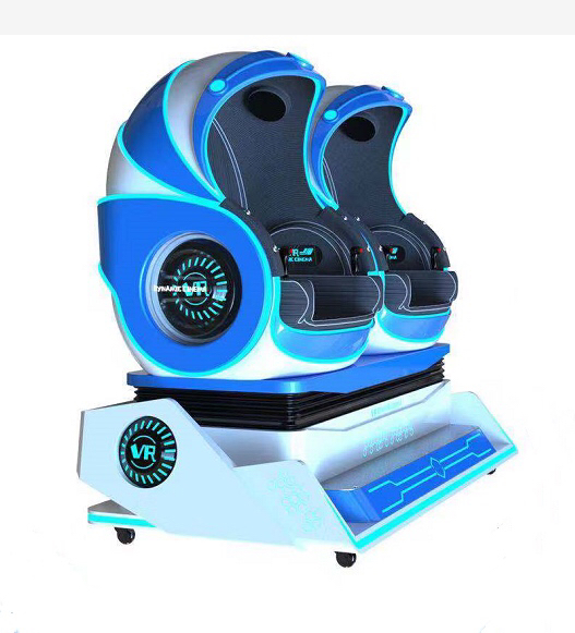 9D VR Cinema, Attractive Double Seats Virtual Reality Cinema Chair
