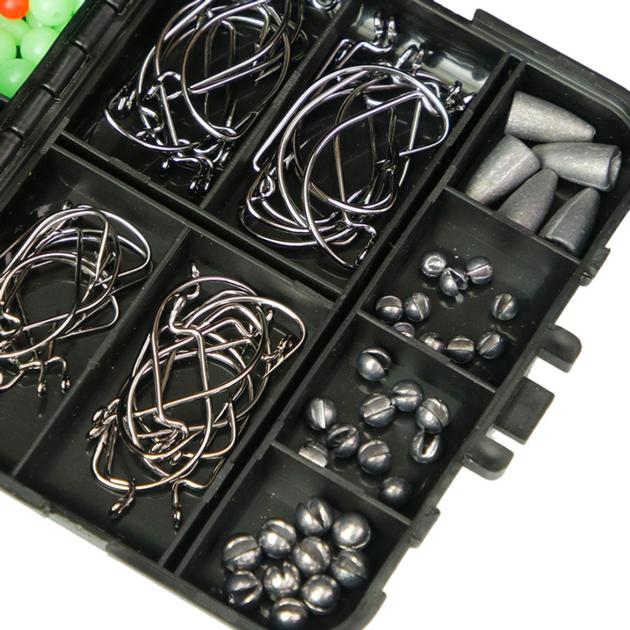 205pcs Fishing Tackle Box Carp Fishing