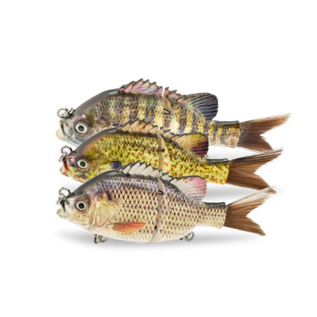 Swimbait 5'' 125mm 38g Swim Bait 2 Segments Swimbait Glide Bait Bluegill Multi Jointed Lure