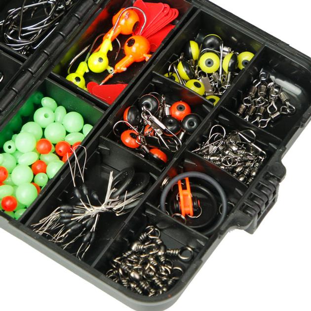 205pcs Fishing Tackle Box Carp Fishing