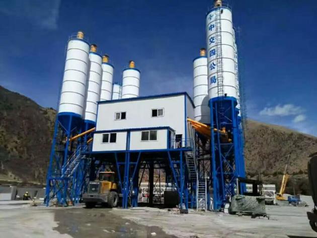 Double Concrete Mixing Plant