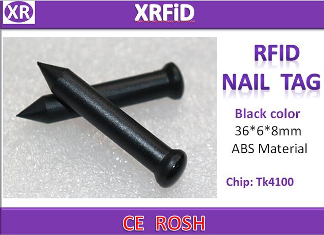 125khz rfid tag RFID passive tag tk4100 RFID nail tag for wooding management