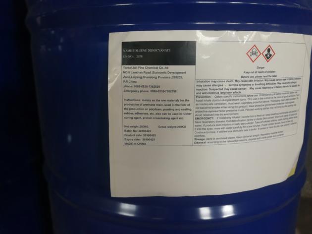 TDI 80/20 TOLUENE DIISOCYANATE for polyurethane pu foaming