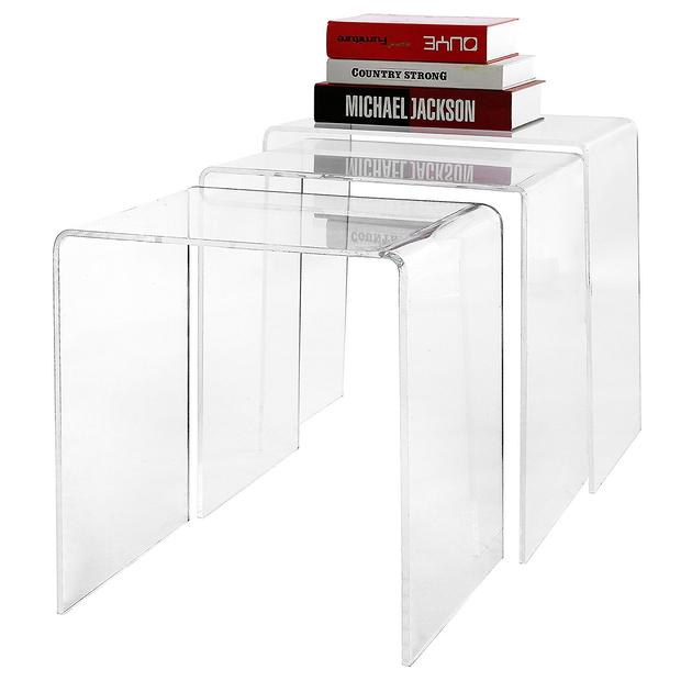 Modern Unique Clear Medium Acrylic Nesting