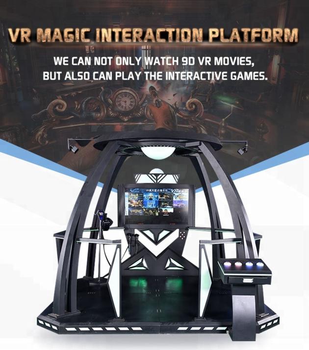9D Interactive Platform Magic Space Walking