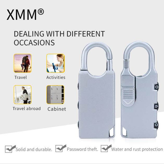 XMM Mini Padlock Zinc Alloy Travel