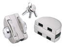 Glass door lock