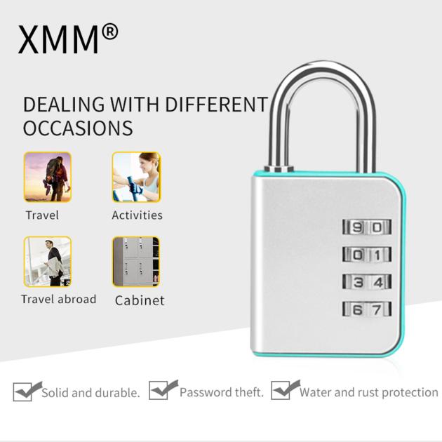 Zinc Alloy Combination Padlocks Password Locks For Security XMM-8091