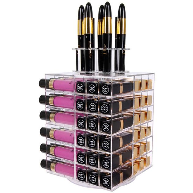 Customized Rotating Acrylic Lipstick Holder Acryl