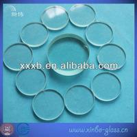 flat round quartz sight glass