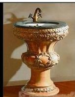 Ancient relief basins in Europe and America