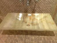 Marble palm clean basins