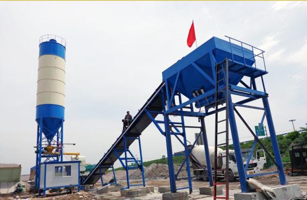 WCD600 stabilized soil batching plant