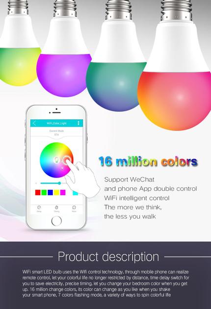WiFi Smart LED bulb
