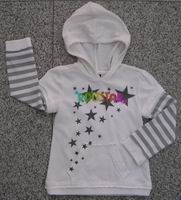 APPAREL STOCK-Z.A.R.A GIRL'S LOOG SLEEVE KNITTING HOODED TOP(BK90015)