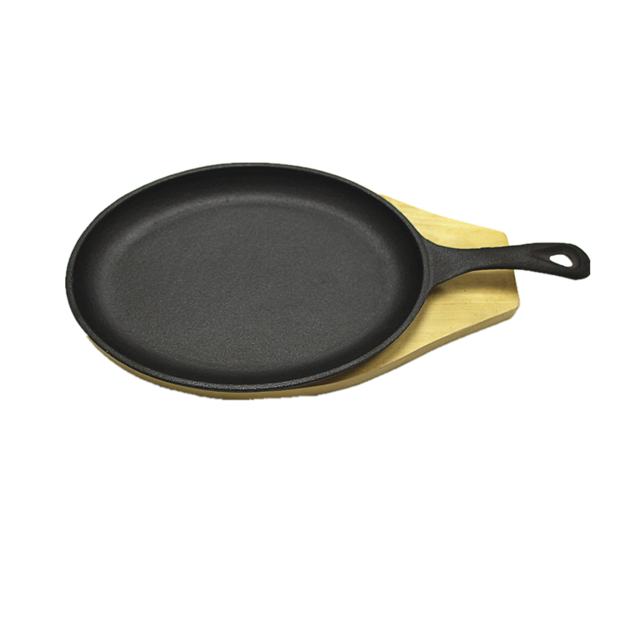 Oval Pre Seasoned Black Cast Iron