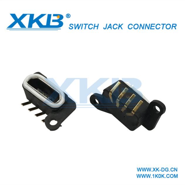 Microusb mattress board waterproof connector