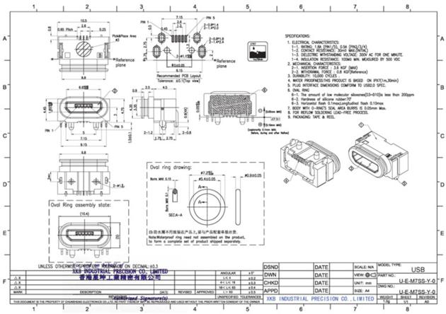 Microusb Female Microusb Interface Female