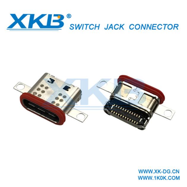 Waterproof TYPE-C female USB3.1 connector