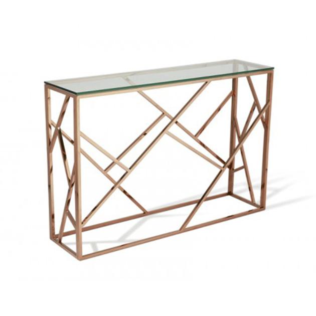 double metal glass coffee table