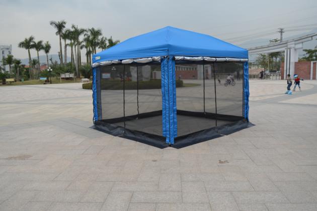 Gazebo with sidewall tent 