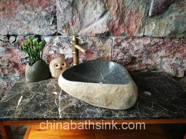 Black River Stone Bath Vessel Sinks
