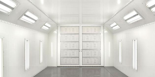 Shipping Container Spray Booth
