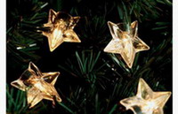 150 Low Voltage Clear Star Christmas Lights,christmas lights,LED lights