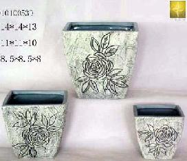Ceramic flowerpots