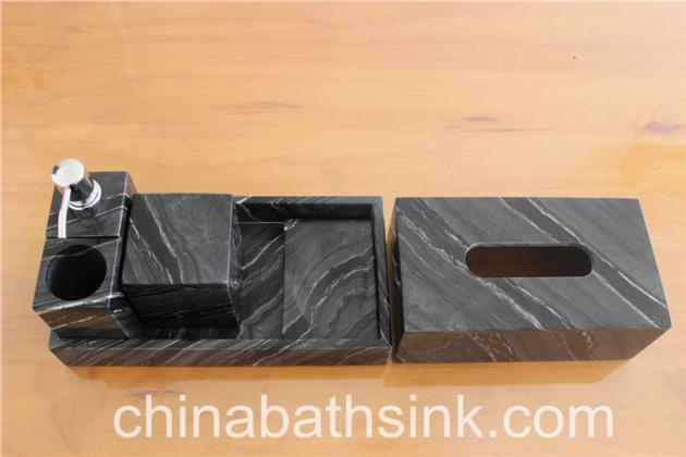 Ancient Wooden Marble Bathroom Sets Marble