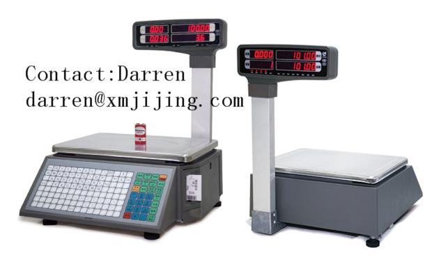 electronic label pricing scale