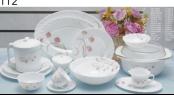 Opal Glassware Dinner Set