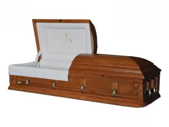 Wholesale of funeral solid wood coffins by manufacturers
