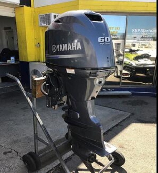 Slightly used Yamaha 60HP 4-Stroke Outboard Motor Engine