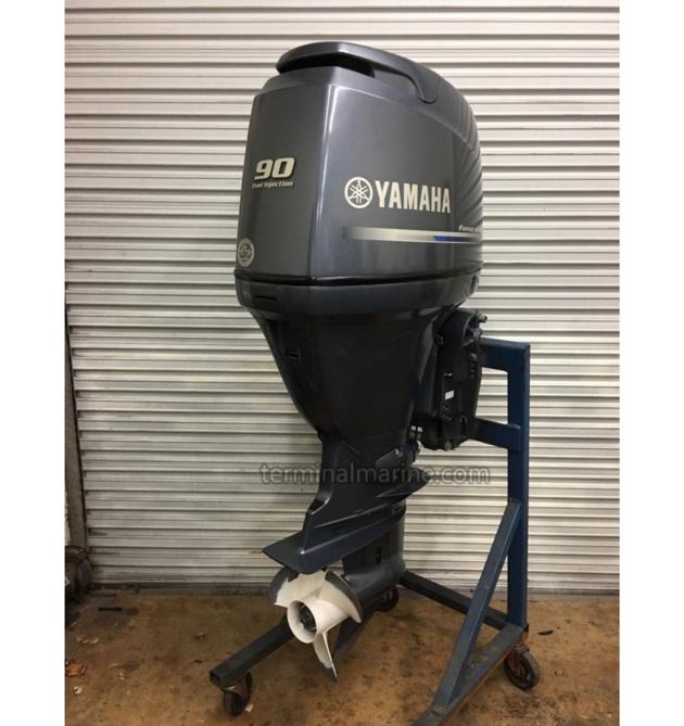 Slightly used Yamaha 90HP 4-Stroke Outboard Motor Engine
