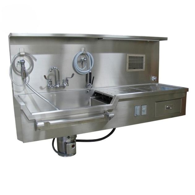 Stainless steel luxury autopsy station side cabinet