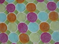 A Jacquard blanket, offset blanket, polyester, coral