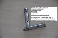 Tractor Pin with hole and grease slot 