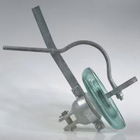 Ground type disc hanging type glass bead