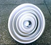 Ordinary disc hanging type porcelain insulator