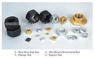hex nut, heavy hex nut, flange nut, nylon insert lock nut, spring nut, wheel nut, welded nut