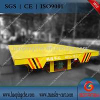 Cable reel powered rail transport platform used in Shipyard